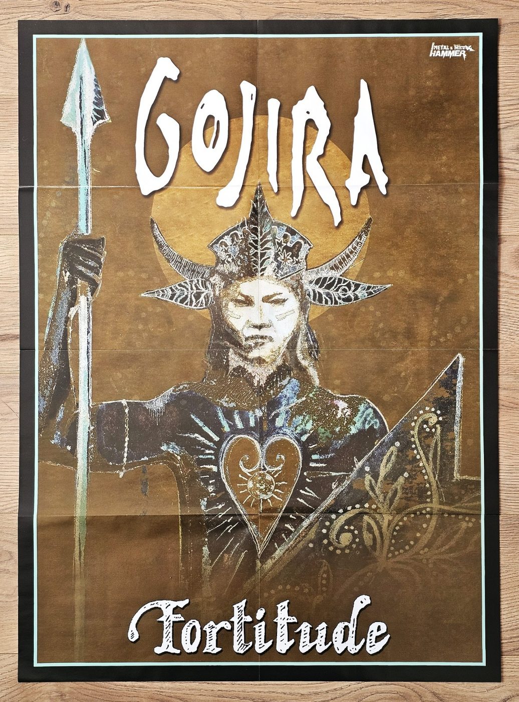 Gojira "Fortitude" poster, 55 × 75 cm