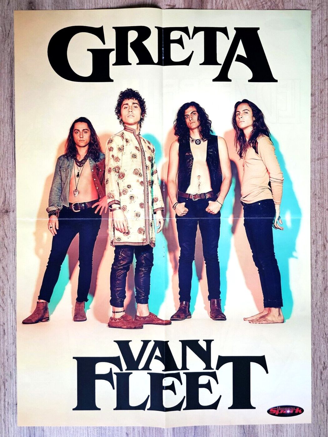 Greta Van Fleet poster, 40 × 55 cm