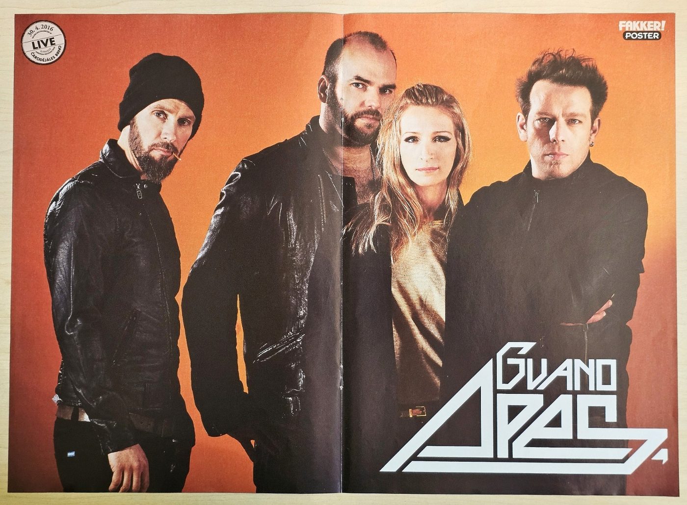 Guano Apes poster, 40 × 30 cm