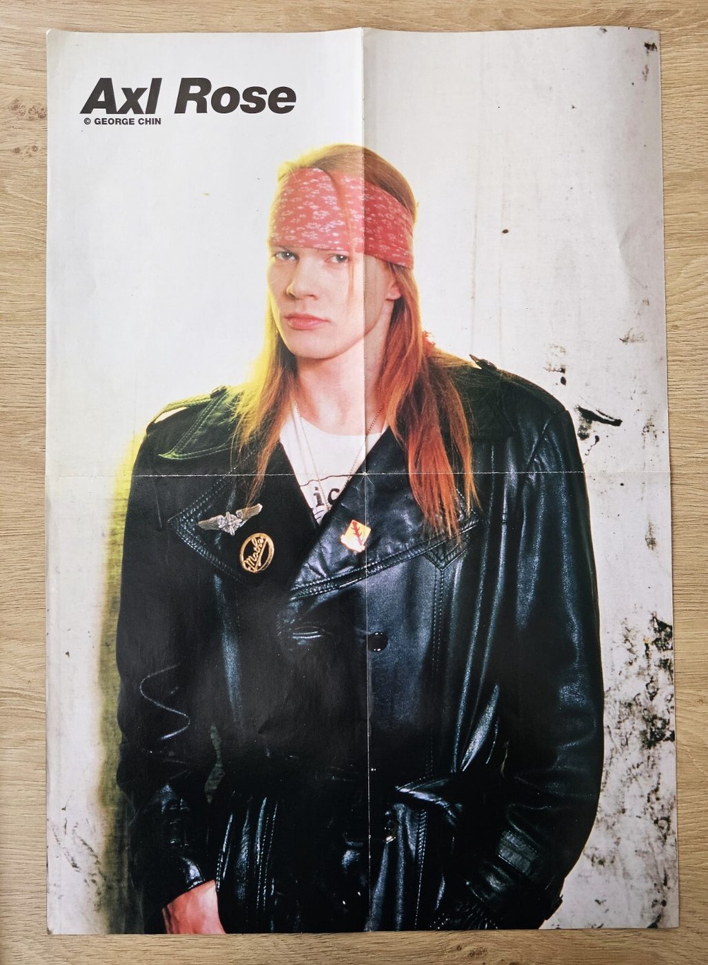 Guns N' Roses poster, 40 × 55 cm
