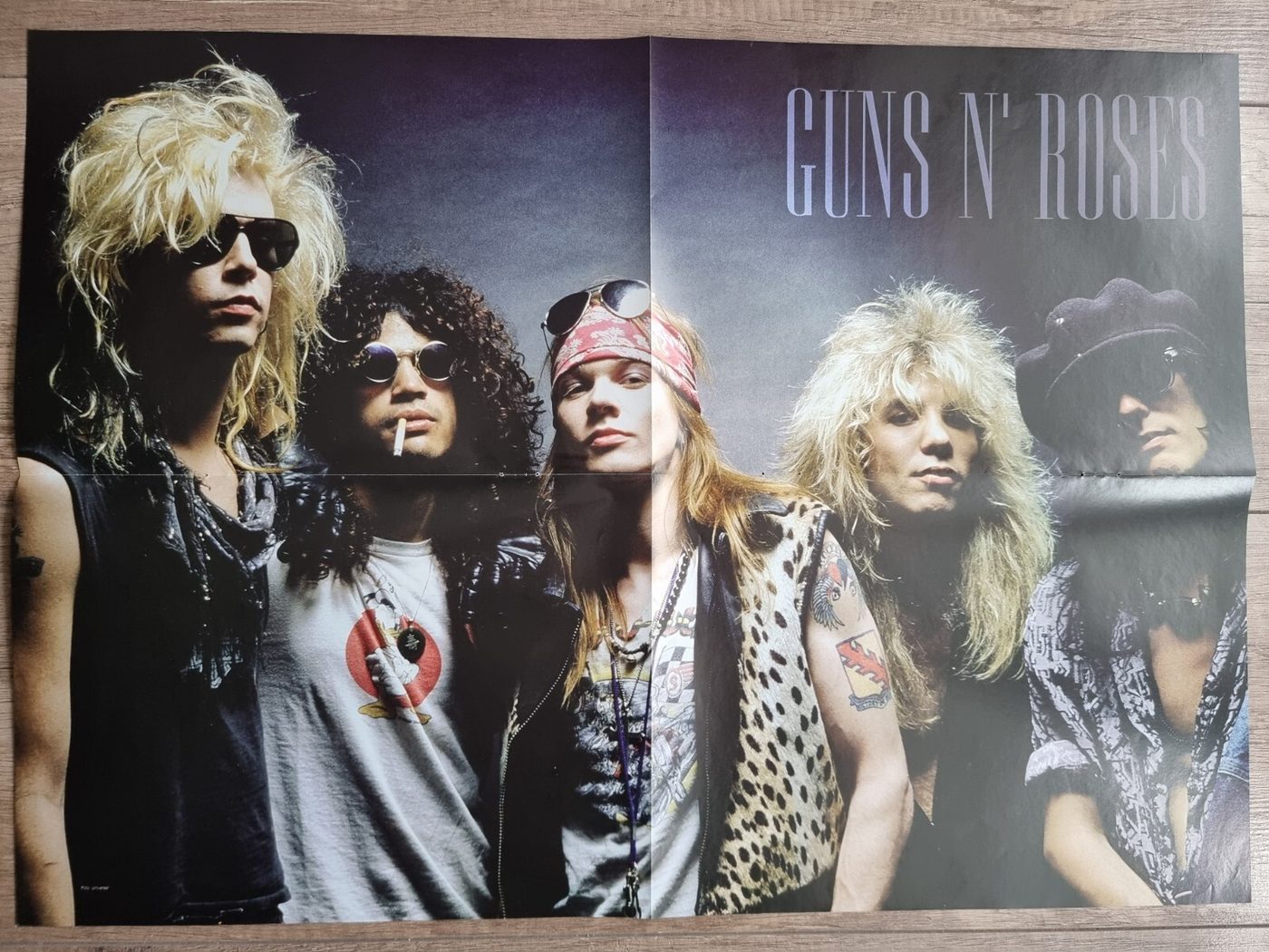 Guns N' Roses poster, 55 × 40 cm