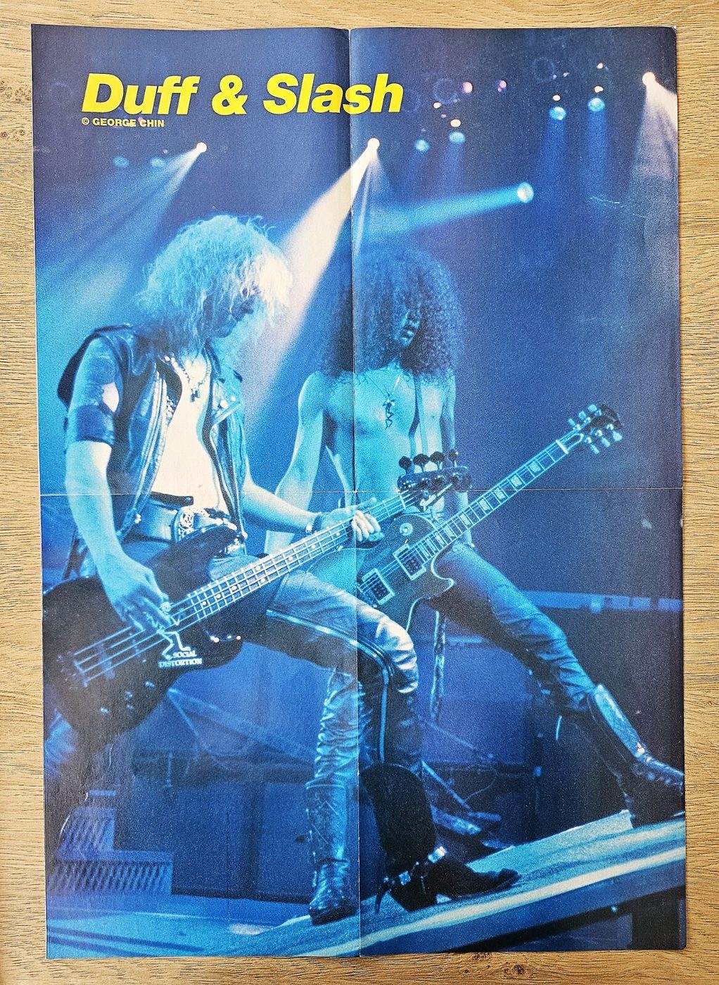 Guns N' Roses poster, 40 × 55 cm
