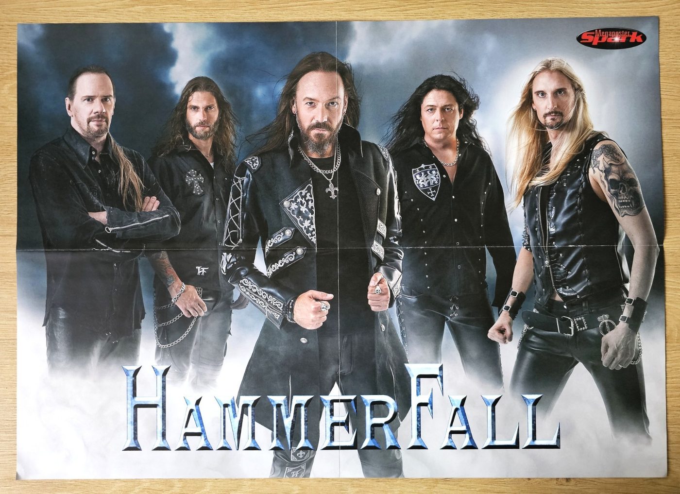 Hammerfall poster, 55 × 40 cm