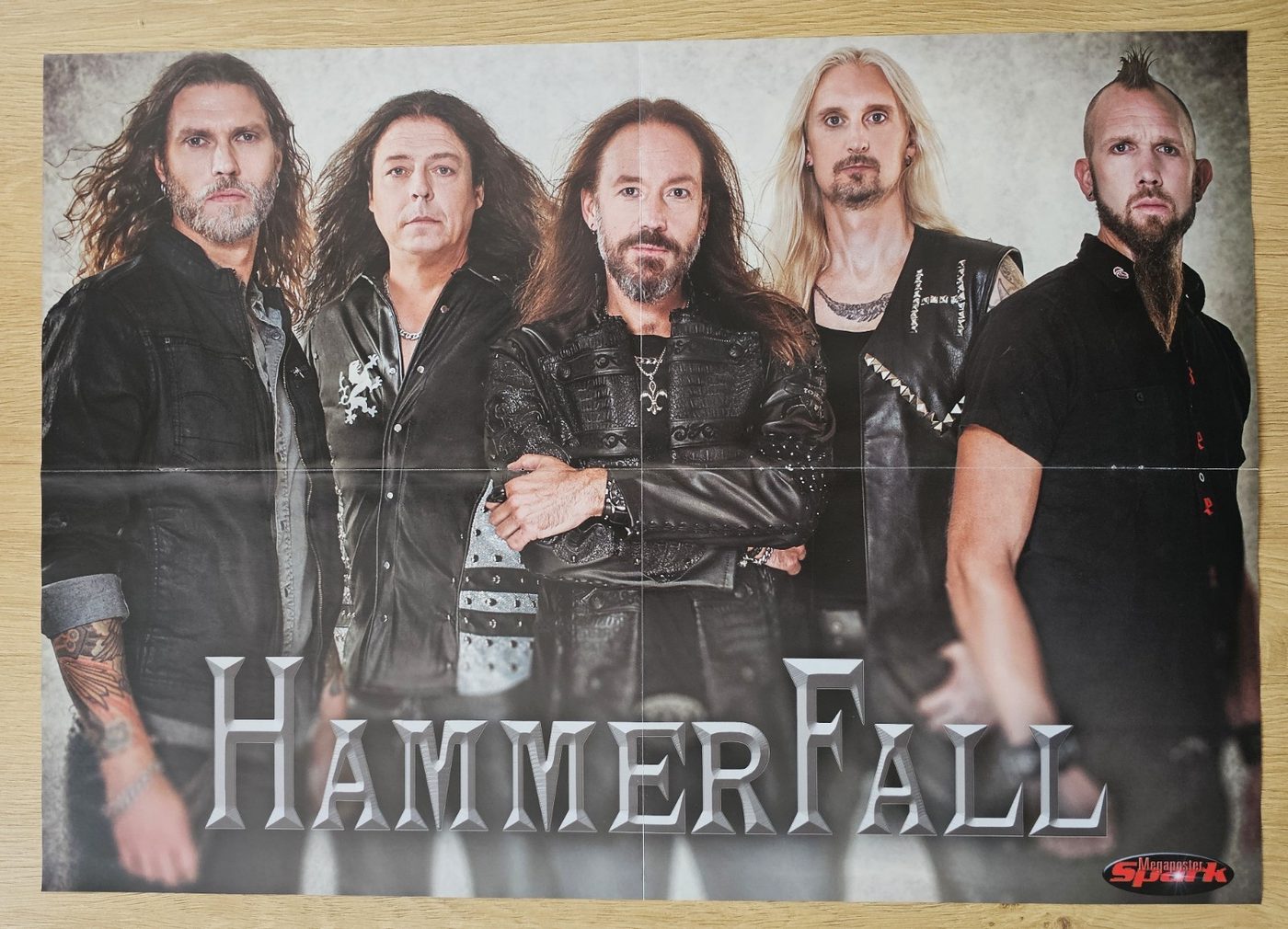 Hammerfall poster, 55 × 40 cm