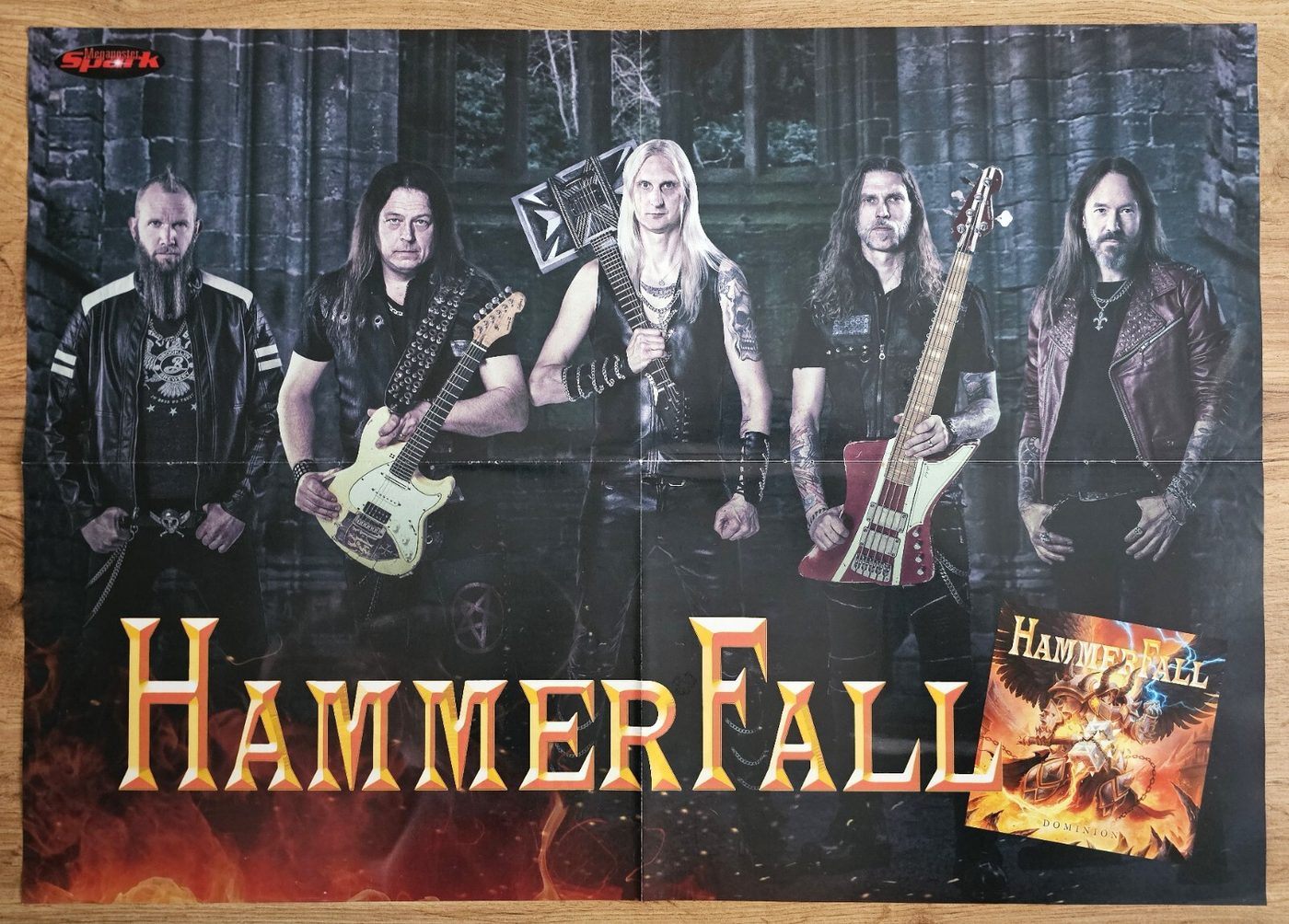 Hammerfall poster, 55 × 40 cm