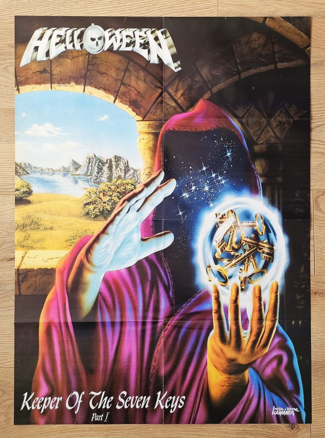 Helloween "Keeper Part I" poster, 55 × 75 cm