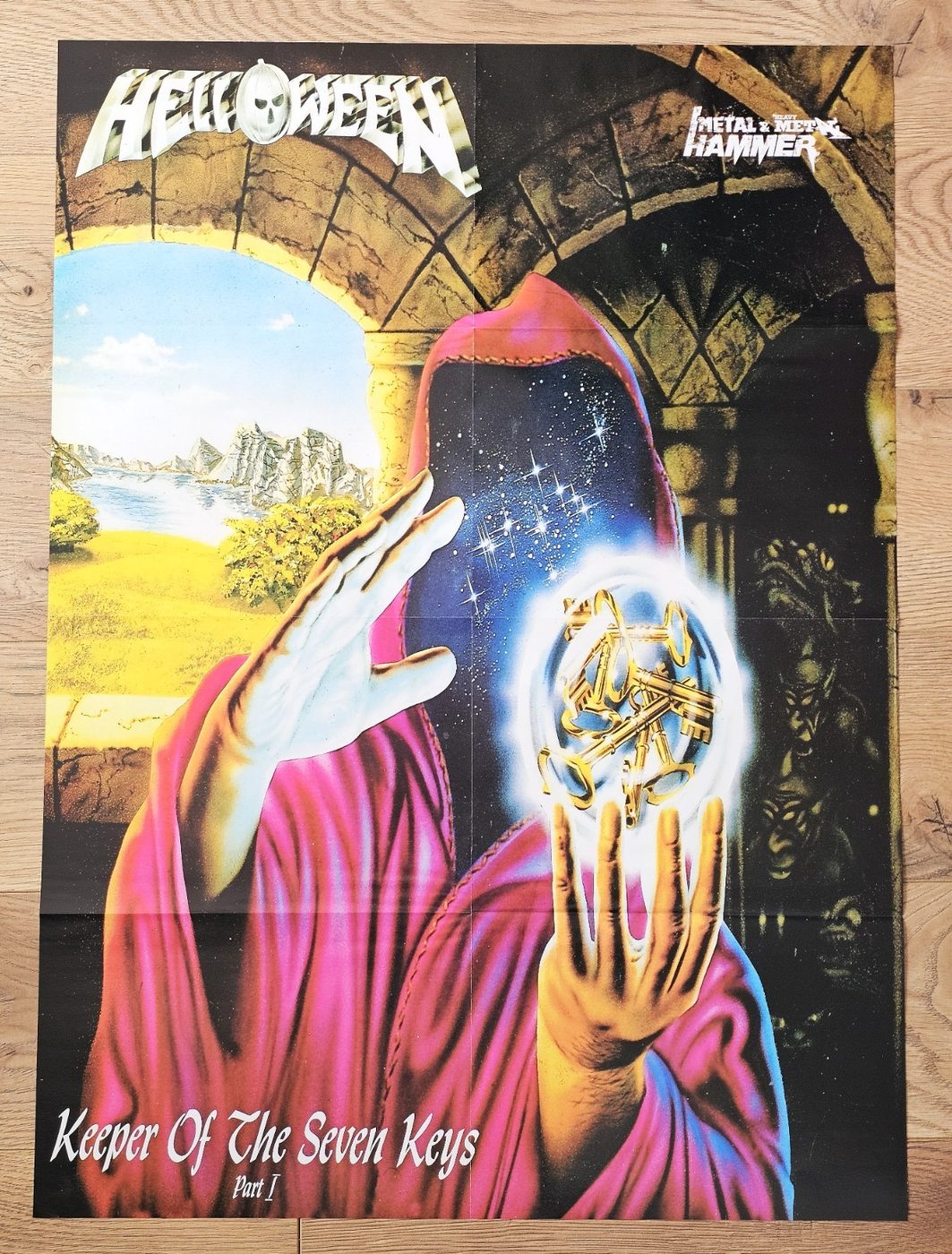 Helloween "Keeper" poster, 55 × 75 cm