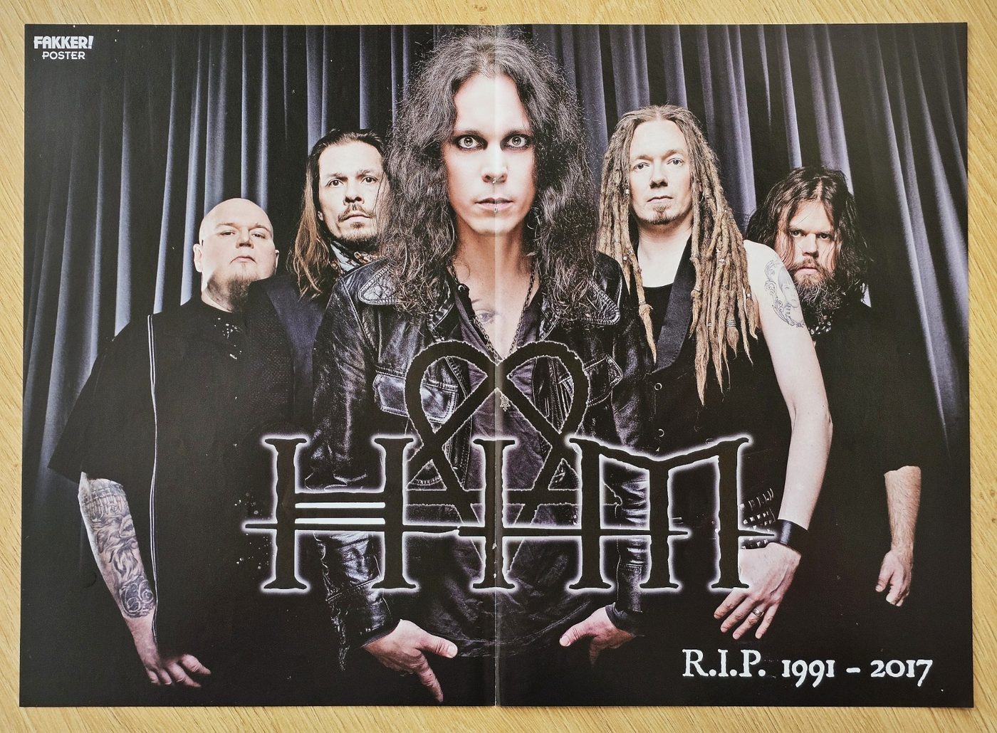 HIM poster, 40 × 30 cm