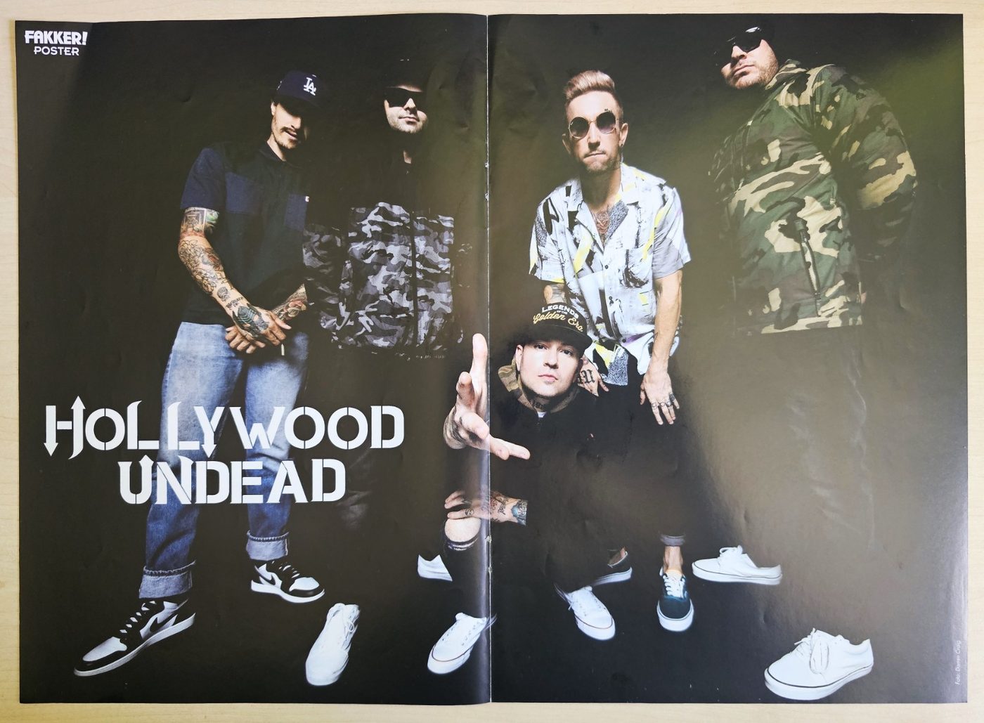 Hollywood Undead poster, 40 × 30 cm