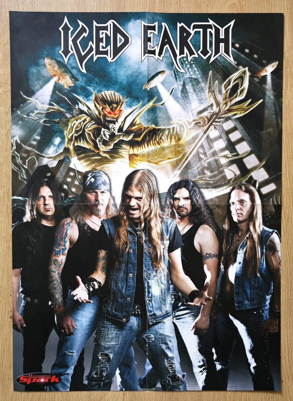 Iced Earth poster, 40 × 55 cm