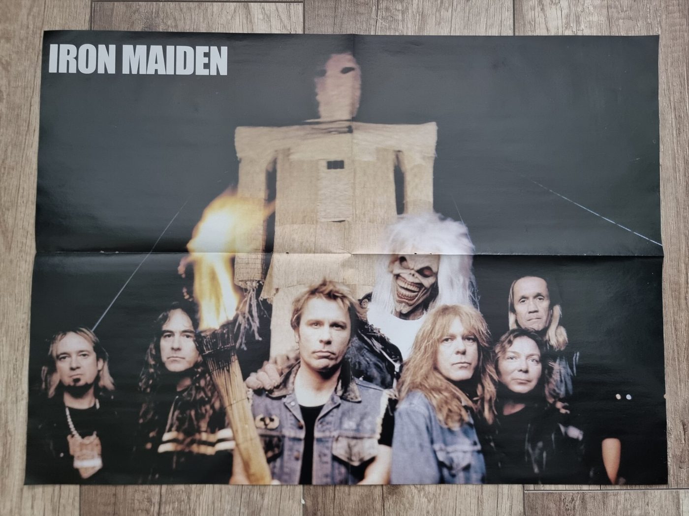 Iron Maiden poster, 55 × 40 cm