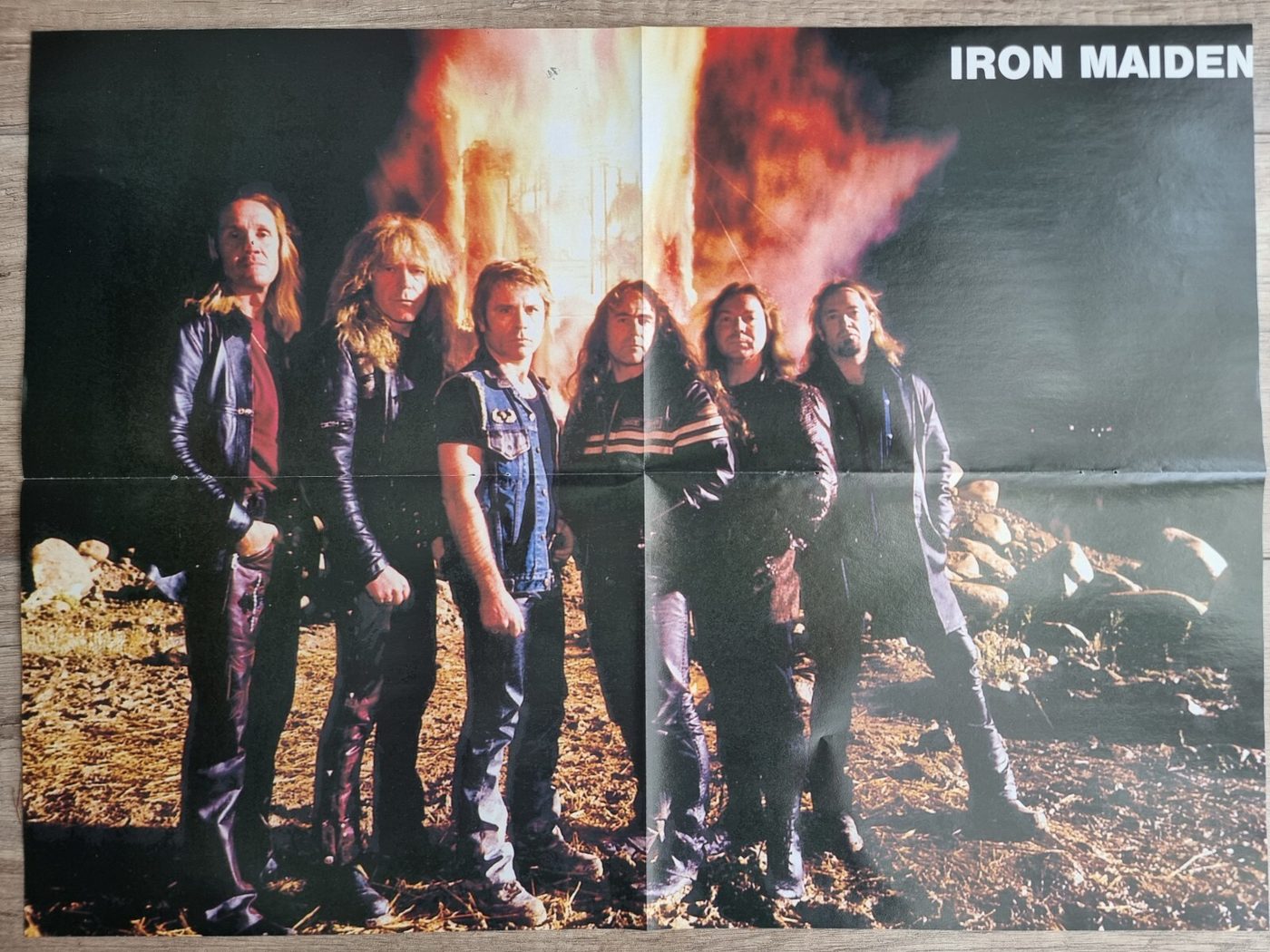 Iron Maiden poster, 55 × 40 cm