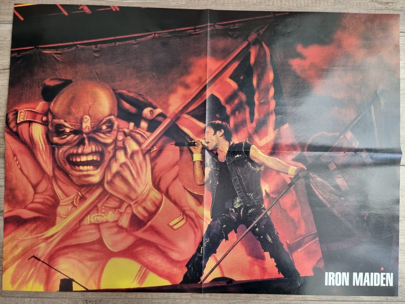 Iron Maiden poster, 55 × 40 cm