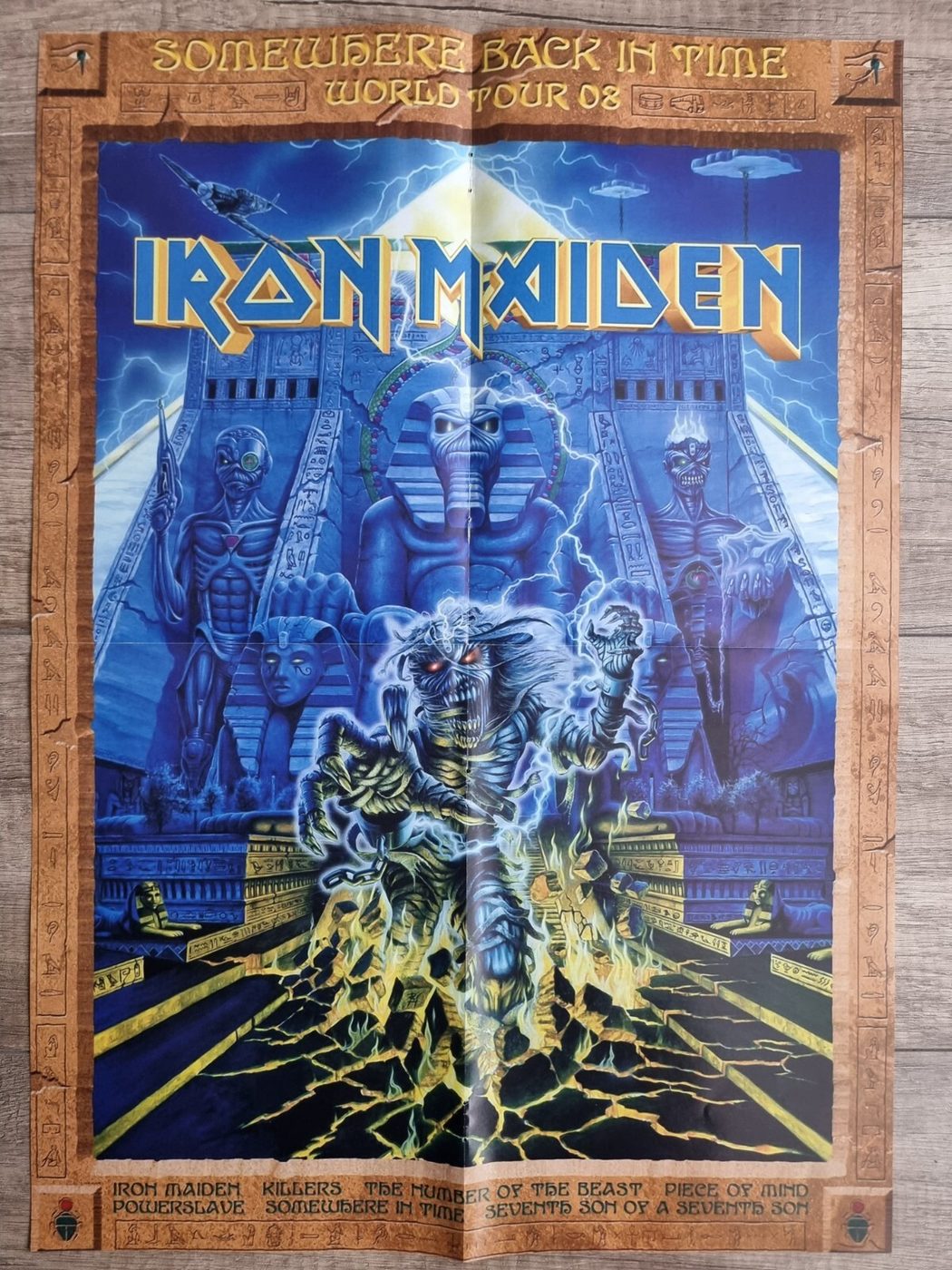 Iron Maiden poster, 40 × 55 cm