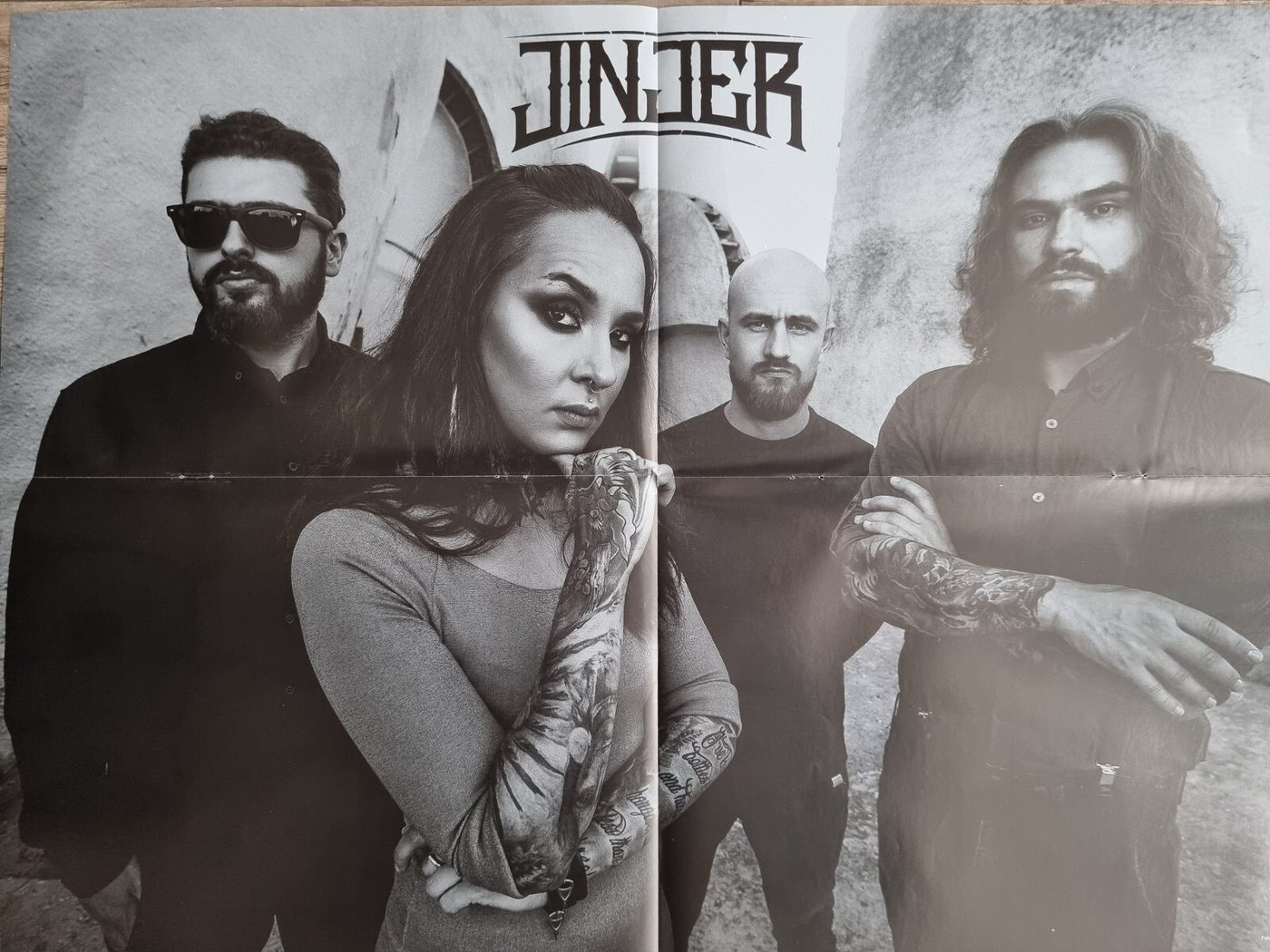 Jinjer poster, 55 × 40 cm
