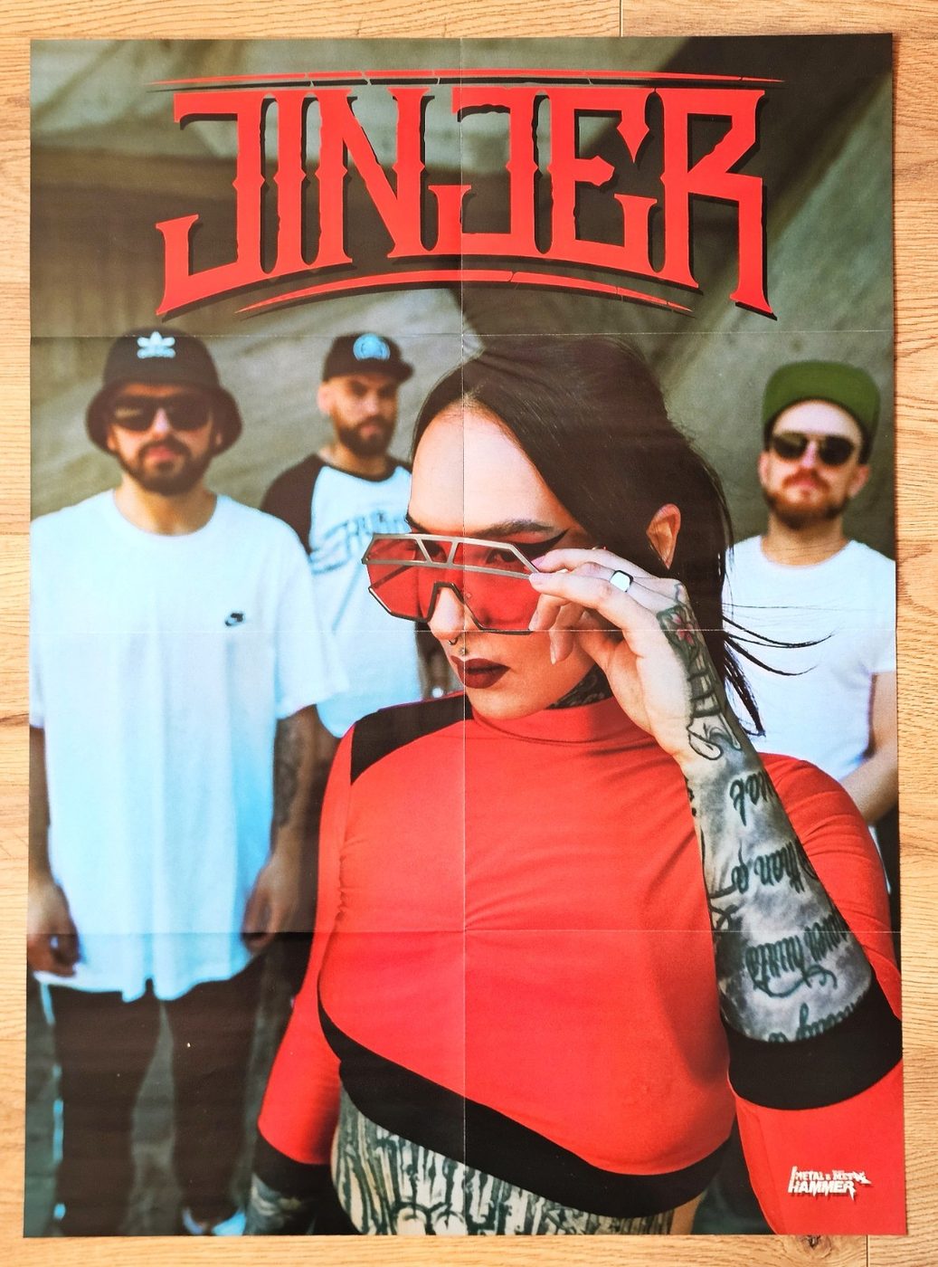 Jinjer poster, 55 × 75 cm