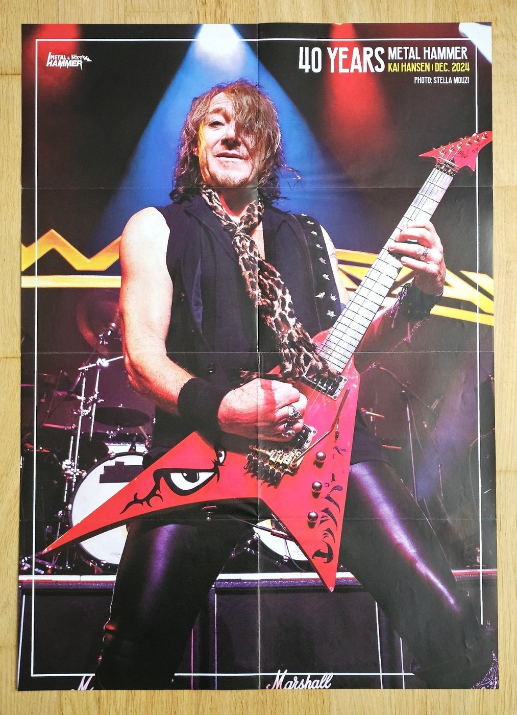 Kai Hansen poster, 50 × 70 cm