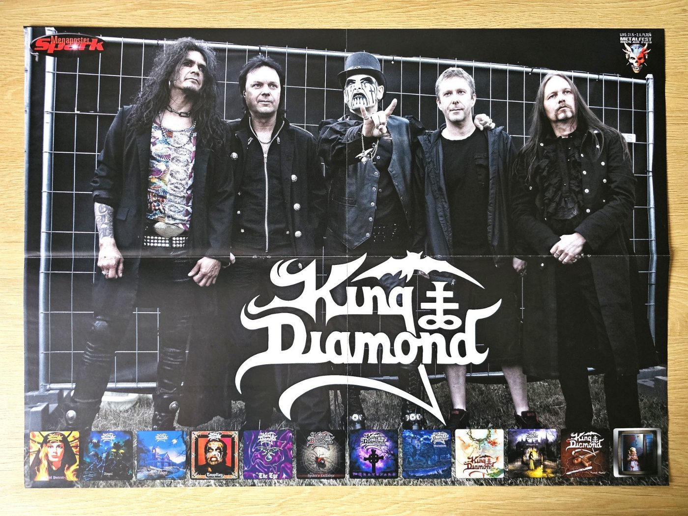 King Diamond poster, 55 × 40 cm
