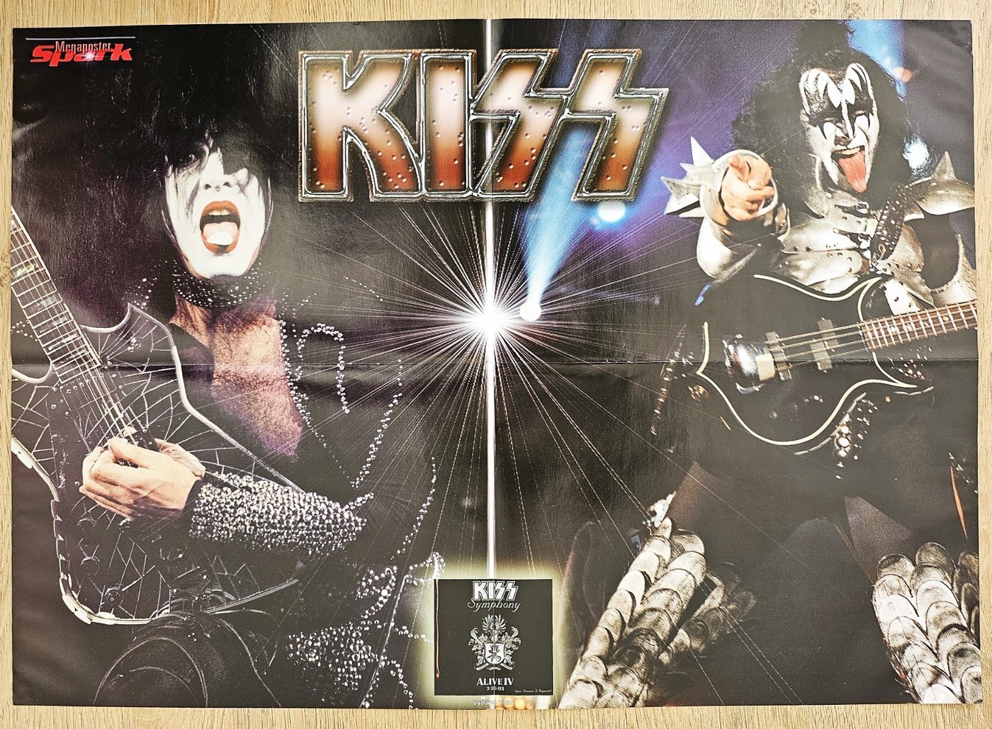 KISS poster, 55 × 40 cm