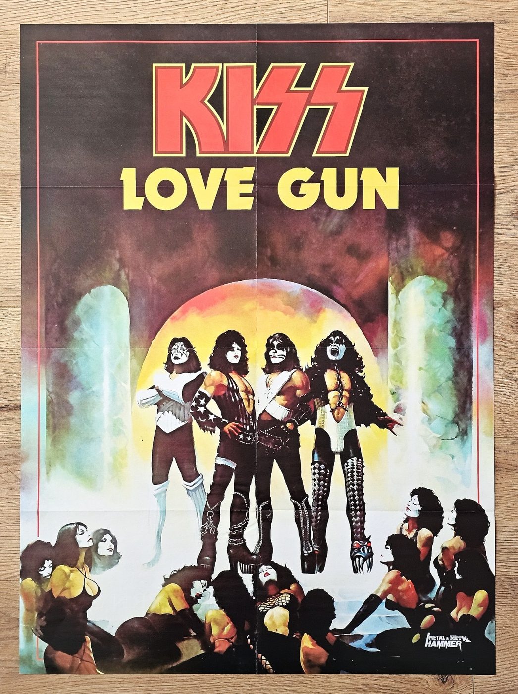 KISS poster, 55 × 75 cm