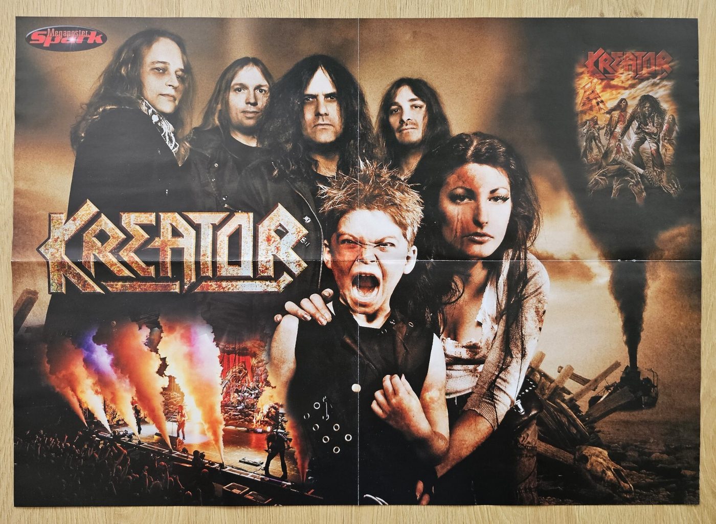 Kreator poster, 55 × 40 cm