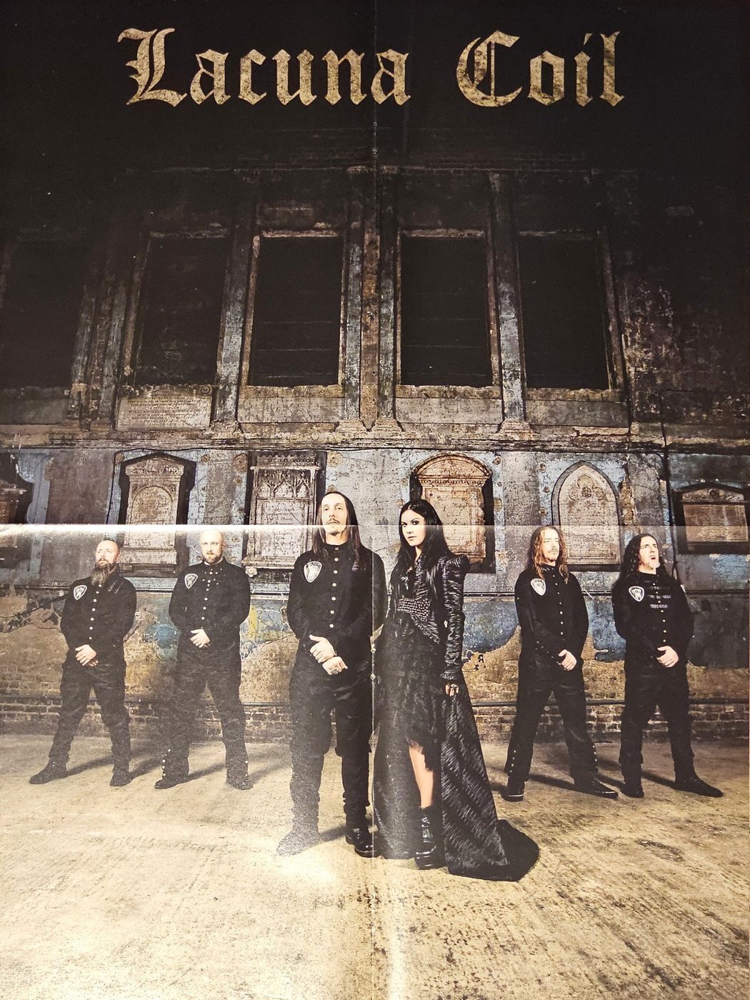 Lacuna Coil poster, 40 × 55 cm