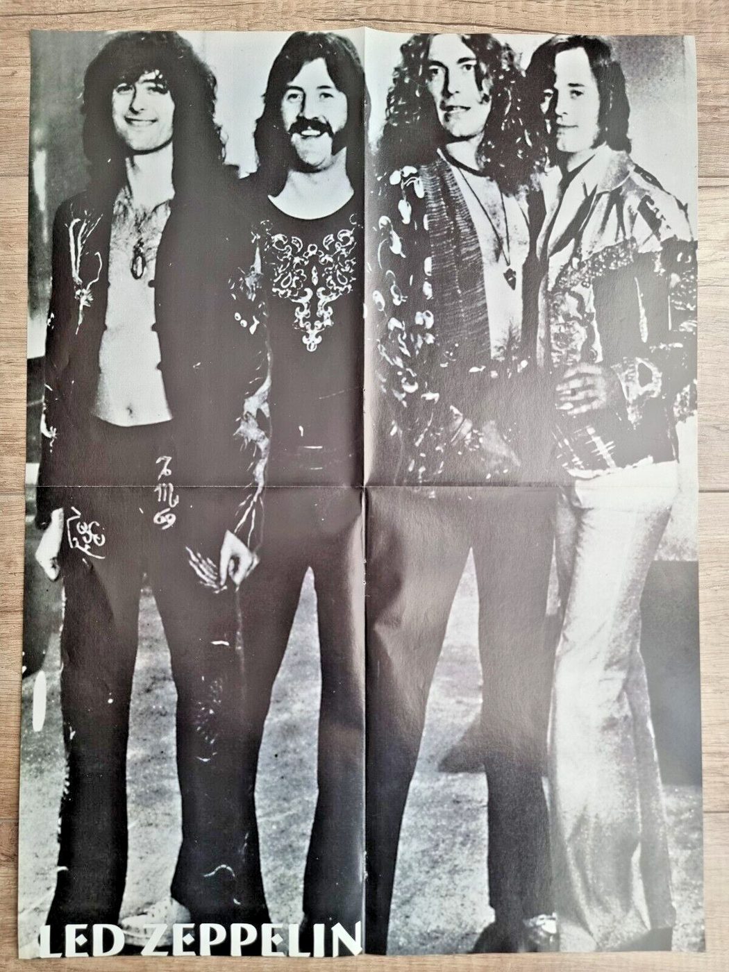 Led Zeppelin poster, 40 × 55 cm