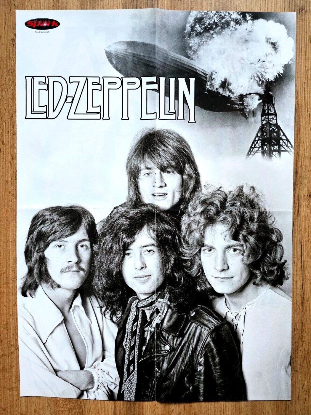 Led Zeppelin poster, 40 × 55 cm