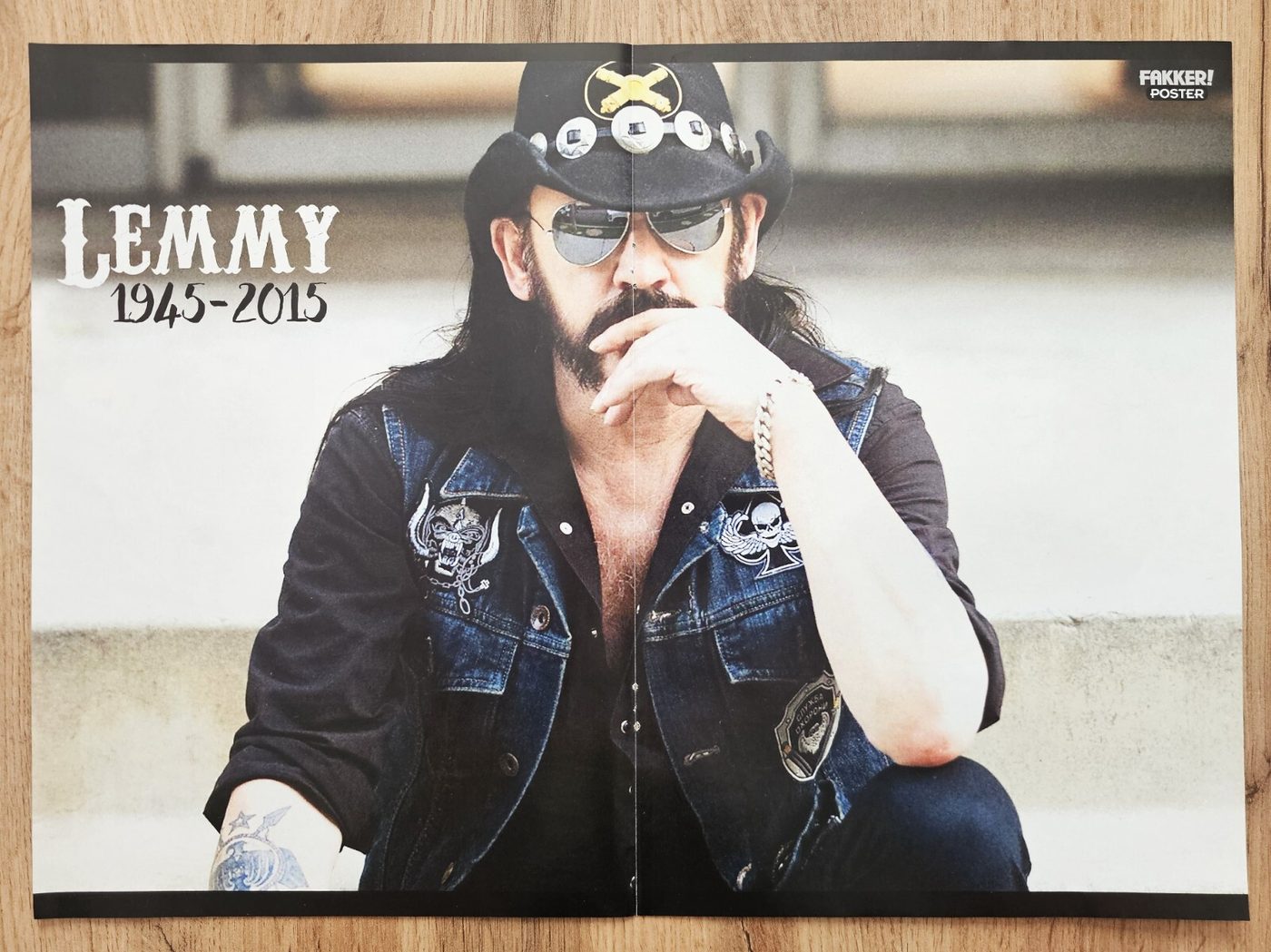 Lemmy Kilmister poster, 40 × 30 cm