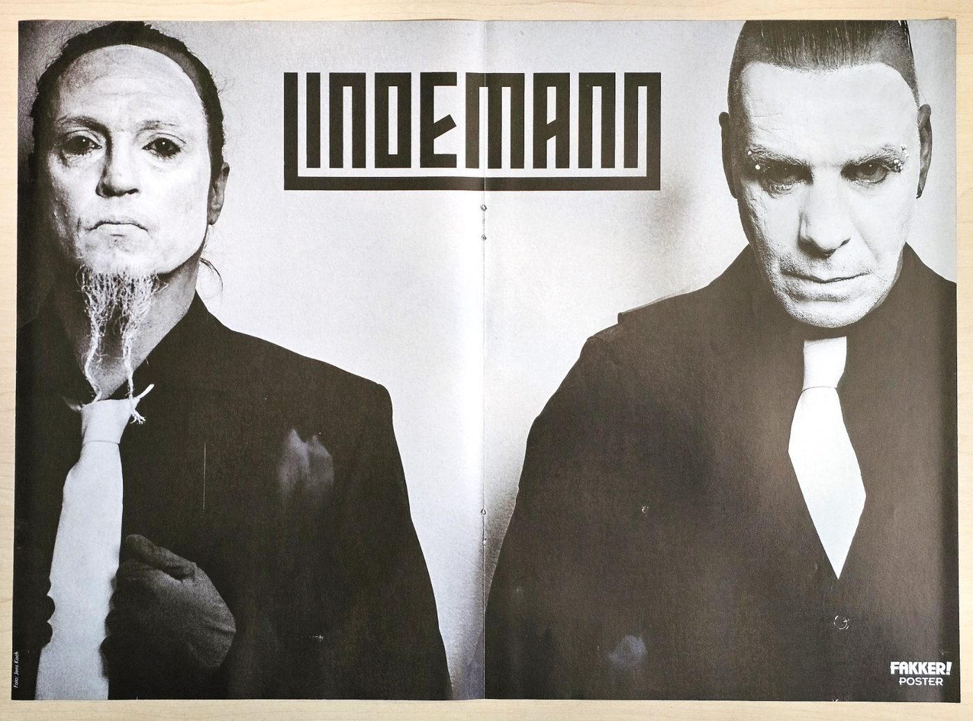 Lindemann poster, 40 × 30 cm