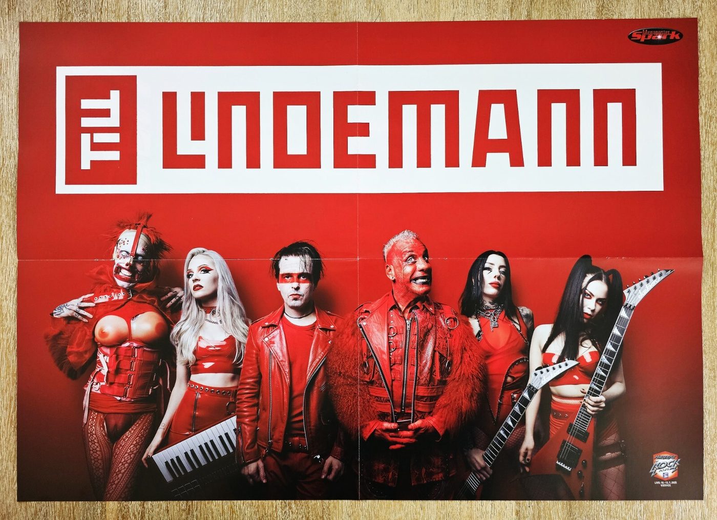 Lindemann poster, 55 × 40 cm