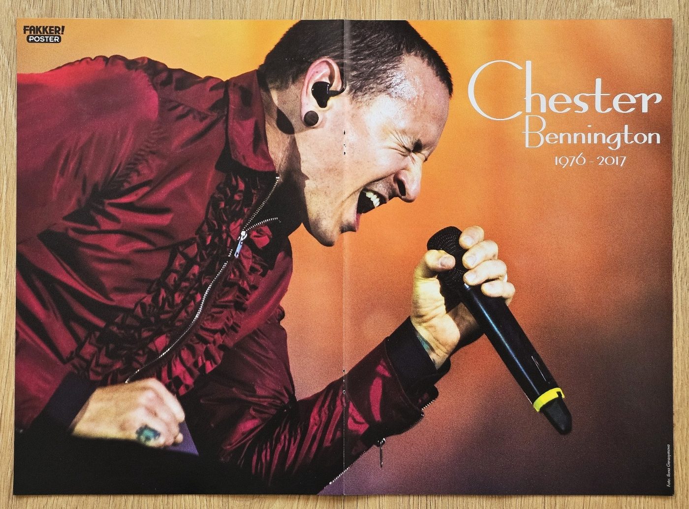 Linkin Park poster, 40 × 30 cm
