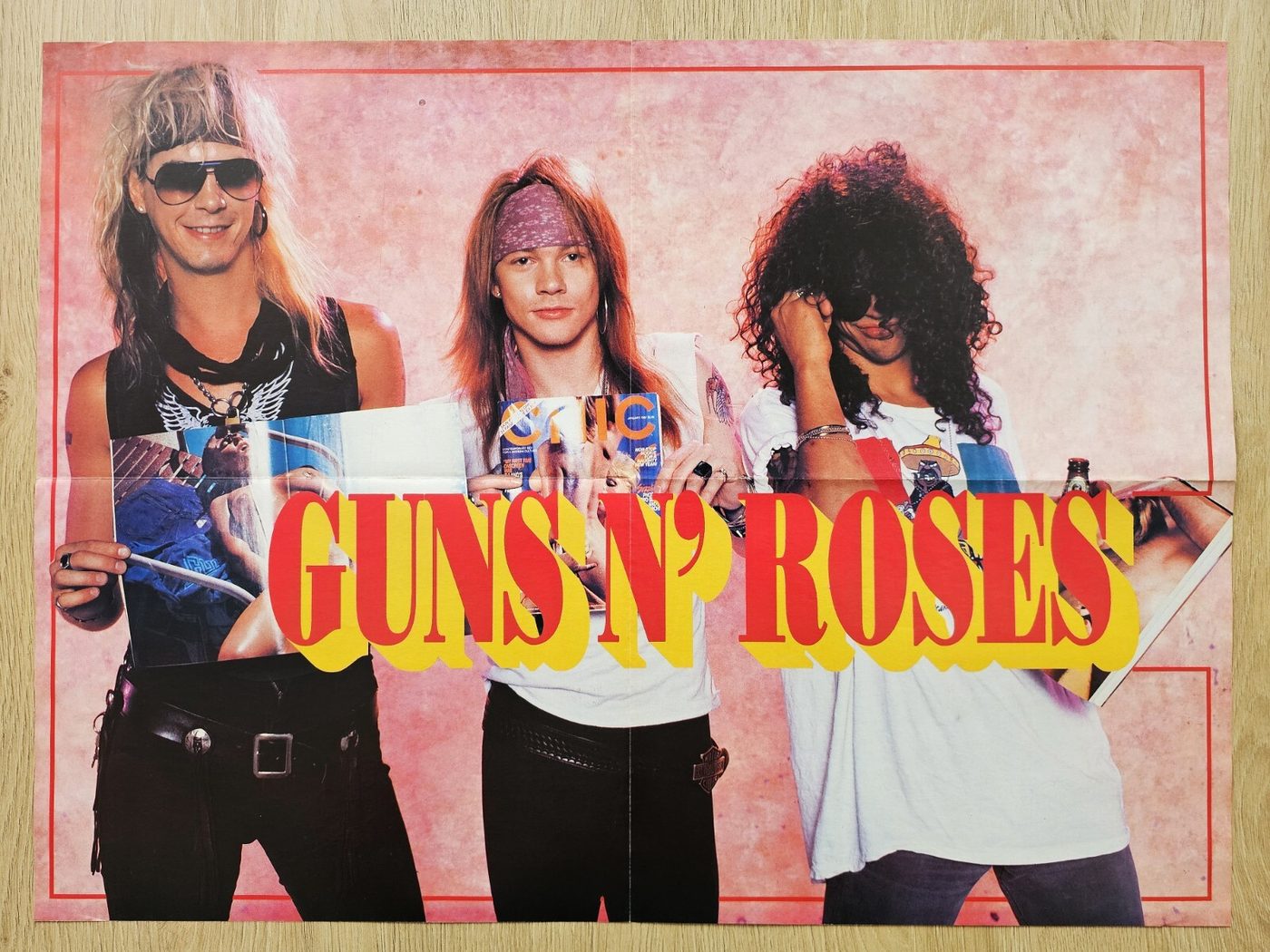 Love/Hate / Guns n' Roses poster, 55 × 40 cm