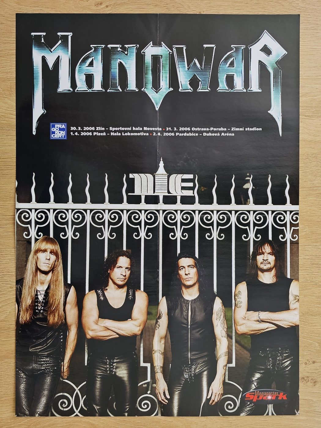 Manowar poster, 40 × 55 cm