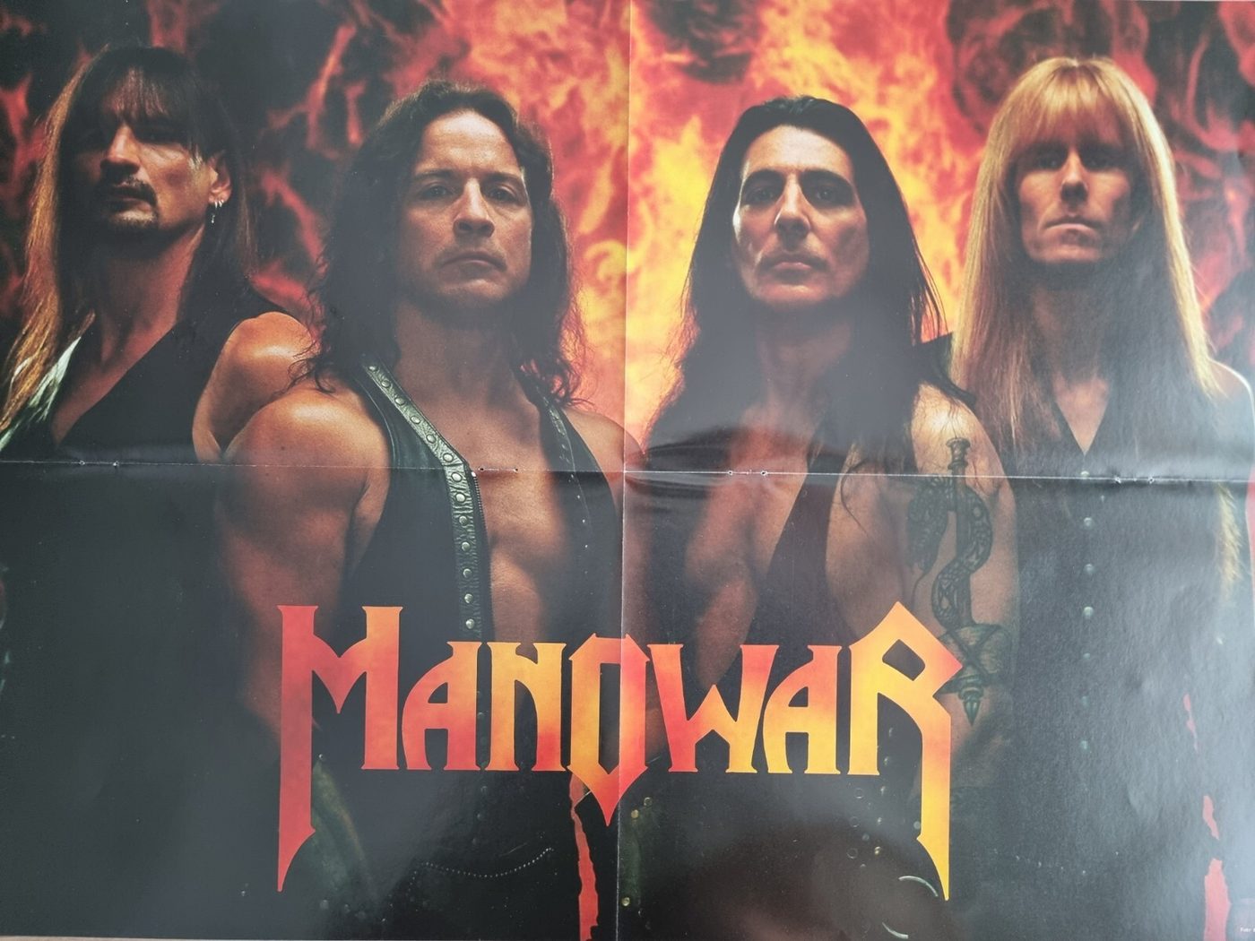 Manowar poster, 55 × 40 cm
