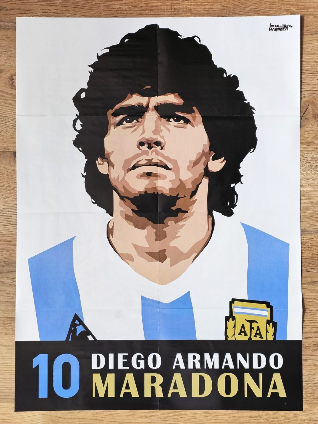 Maradona poster, 55 × 75 cm