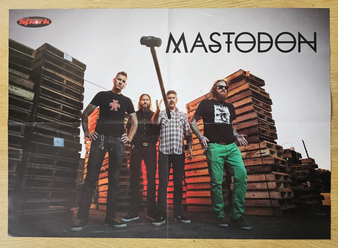 Mastodon poster, 55 × 40 cm