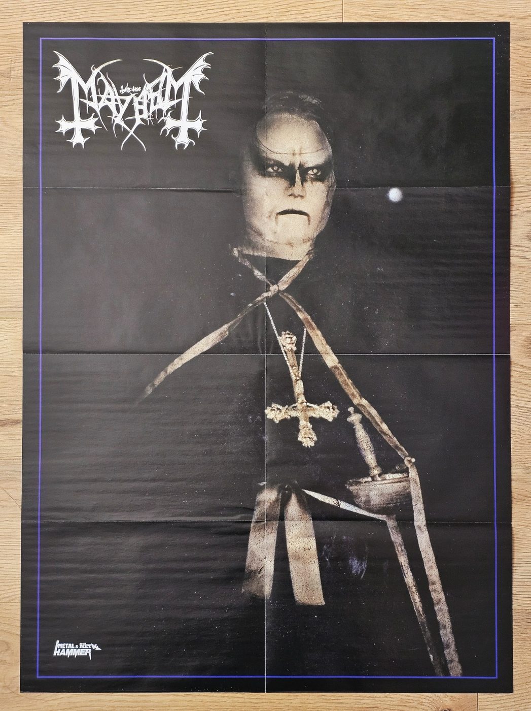 Mayhem poster, 55 × 75 cm