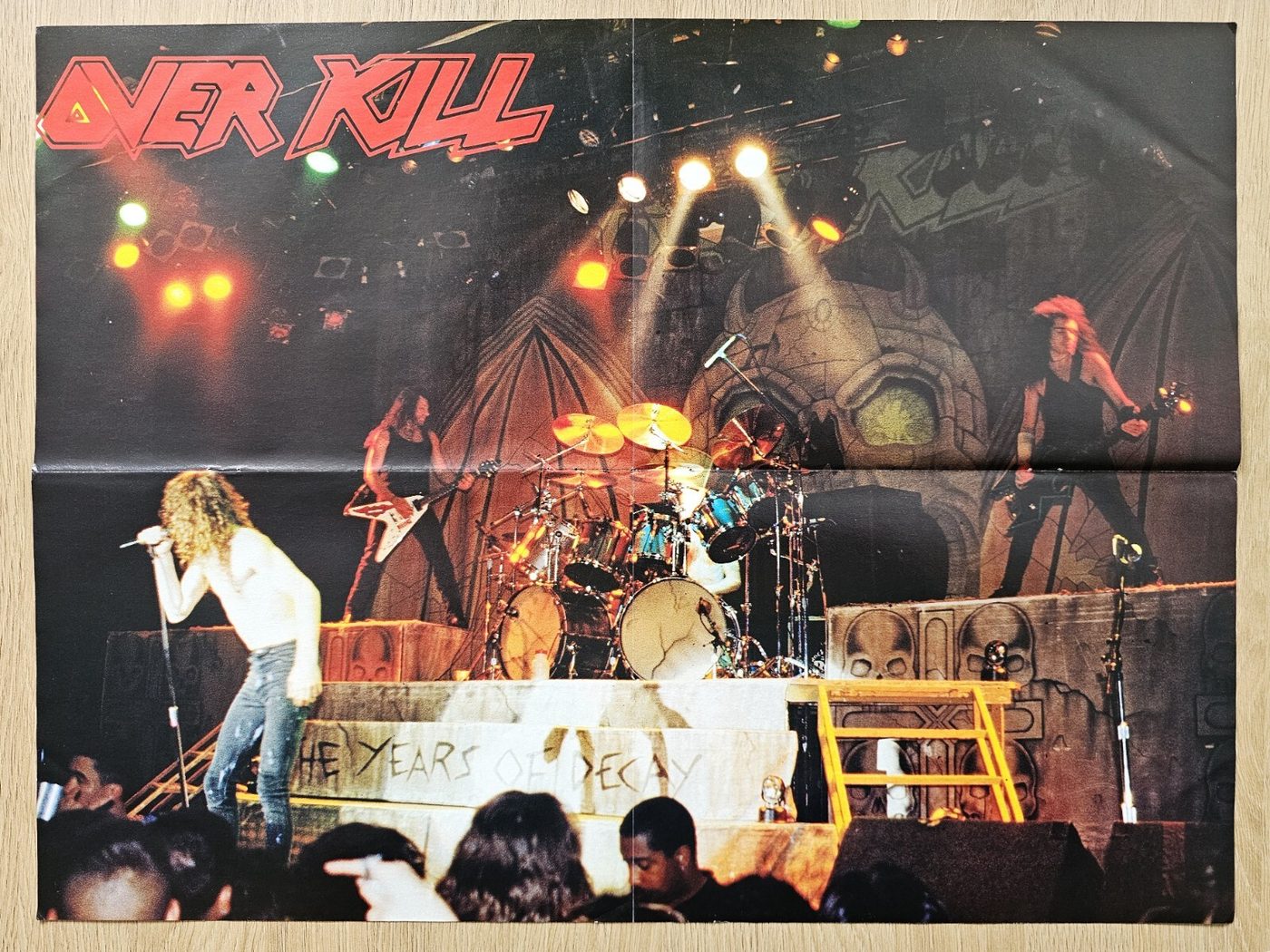 Megadeth / Overkill poster, 55 × 40 cm