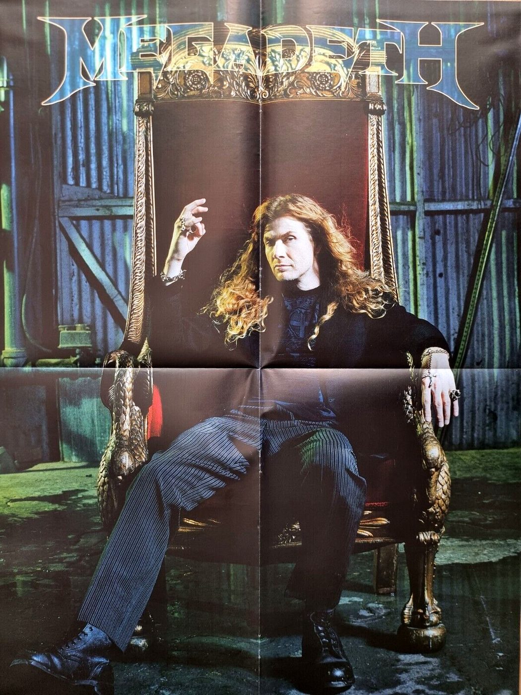 Megadeth poster, 40 × 55 cm