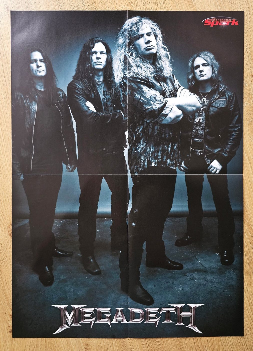Megadeth poster, 40 × 55 cm