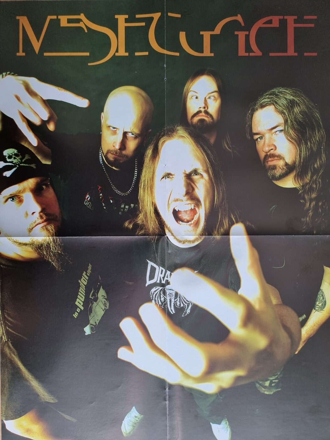 Meshuggah poster, 40 × 55 cm