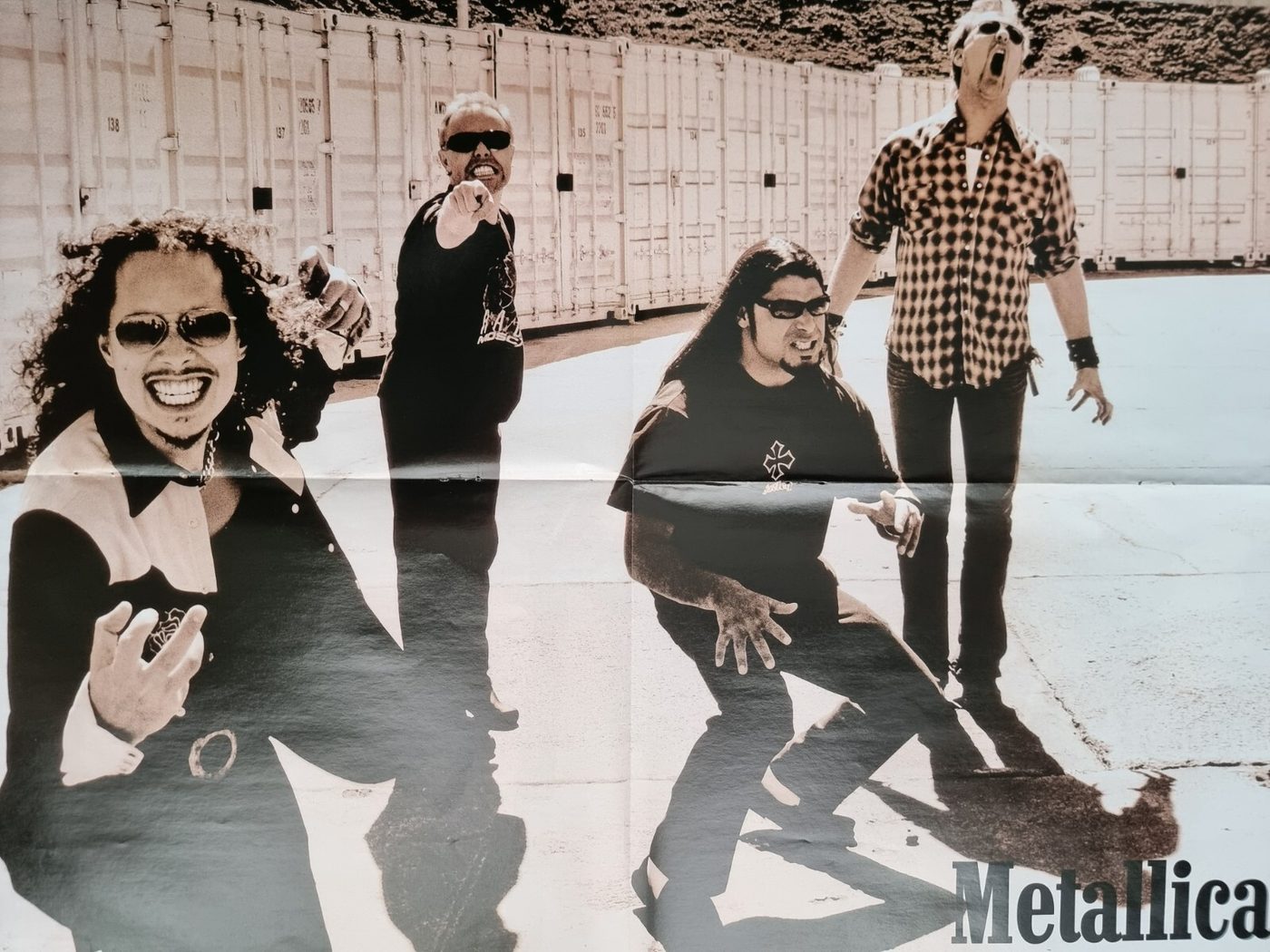 Metallica poster, 55 × 40 cm