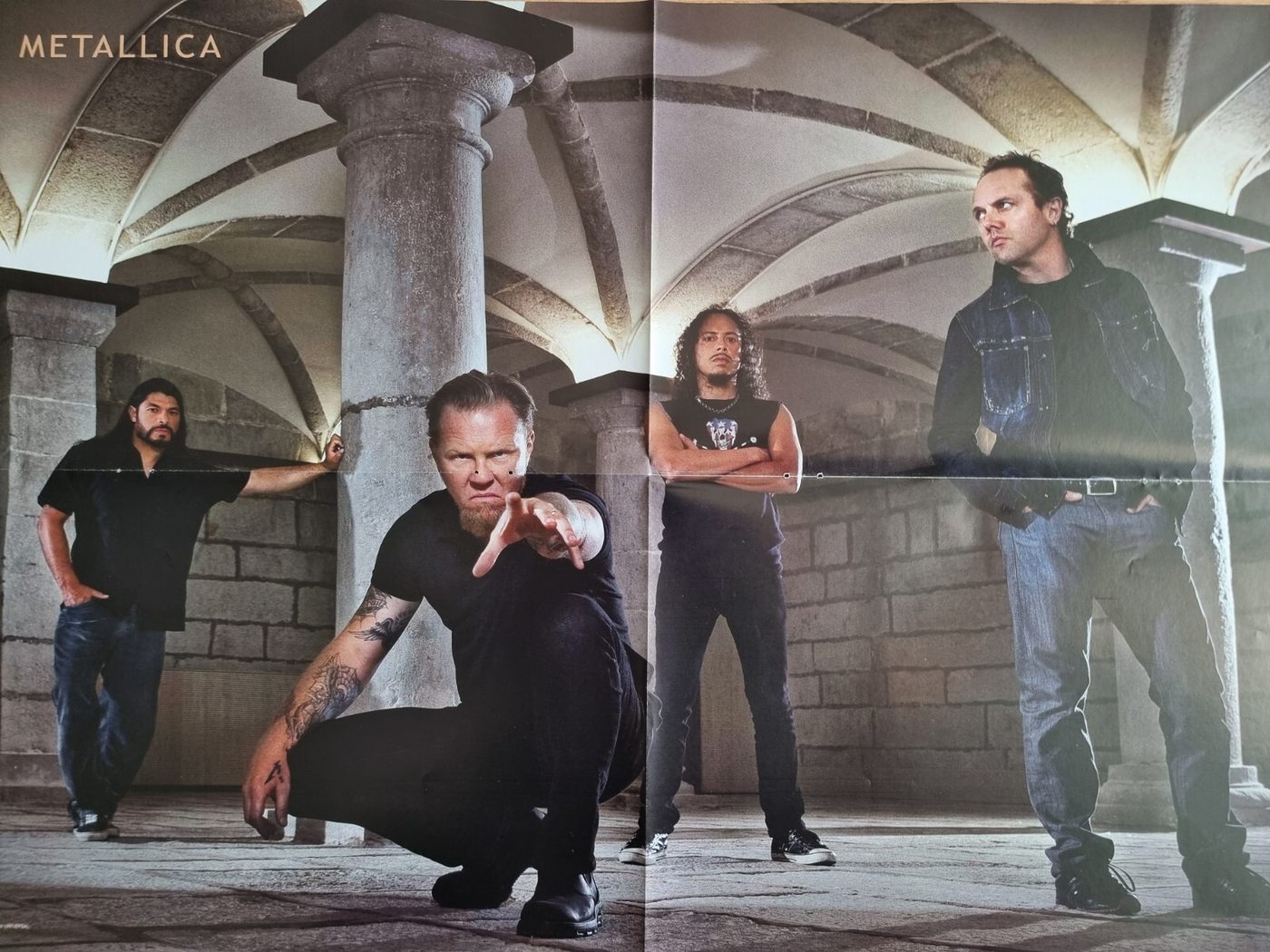Metallica poster, 55 × 40 cm