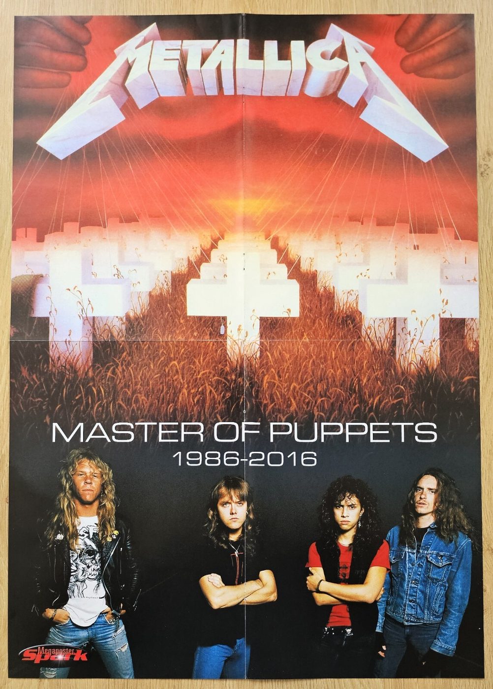 Metallica poster, 40 × 55 cm