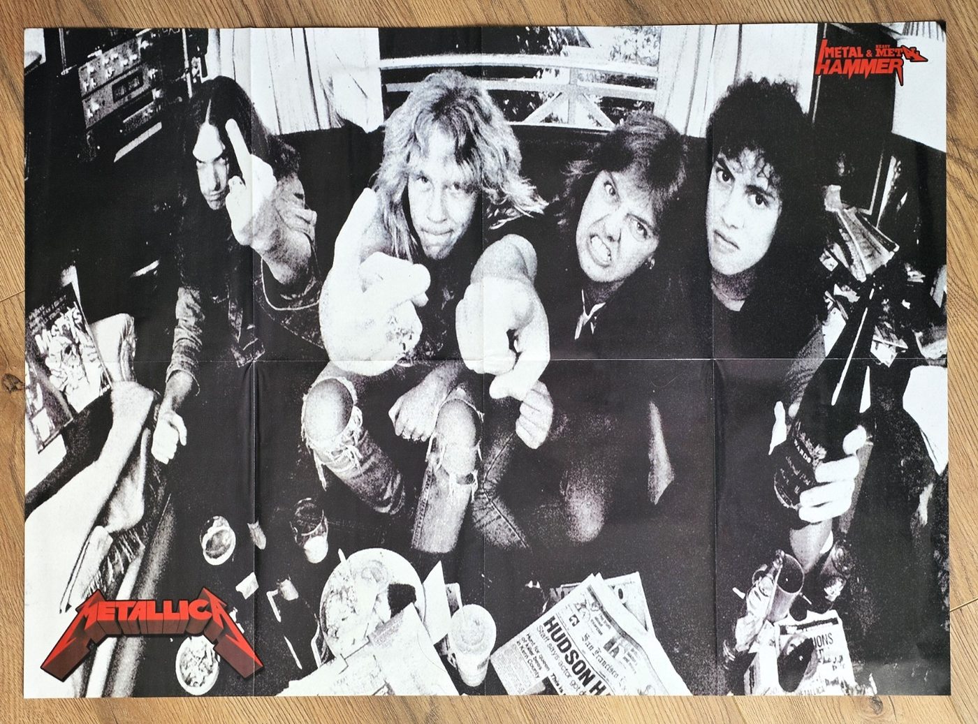 Metallica poster, 75 × 55 cm
