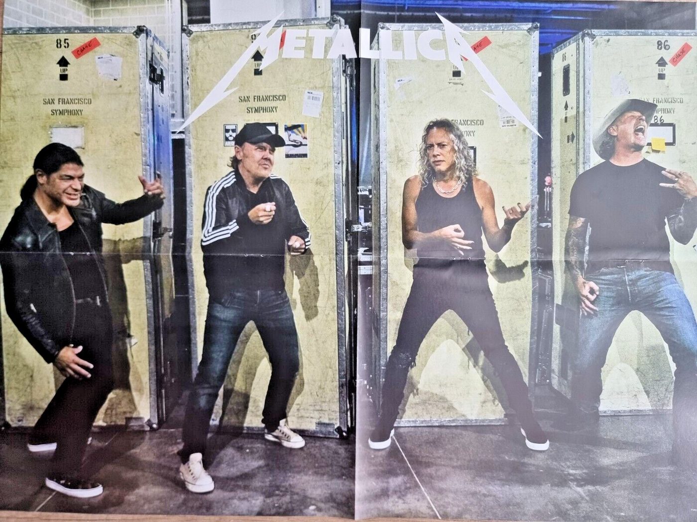 Metallica poster, 55 × 40 cm