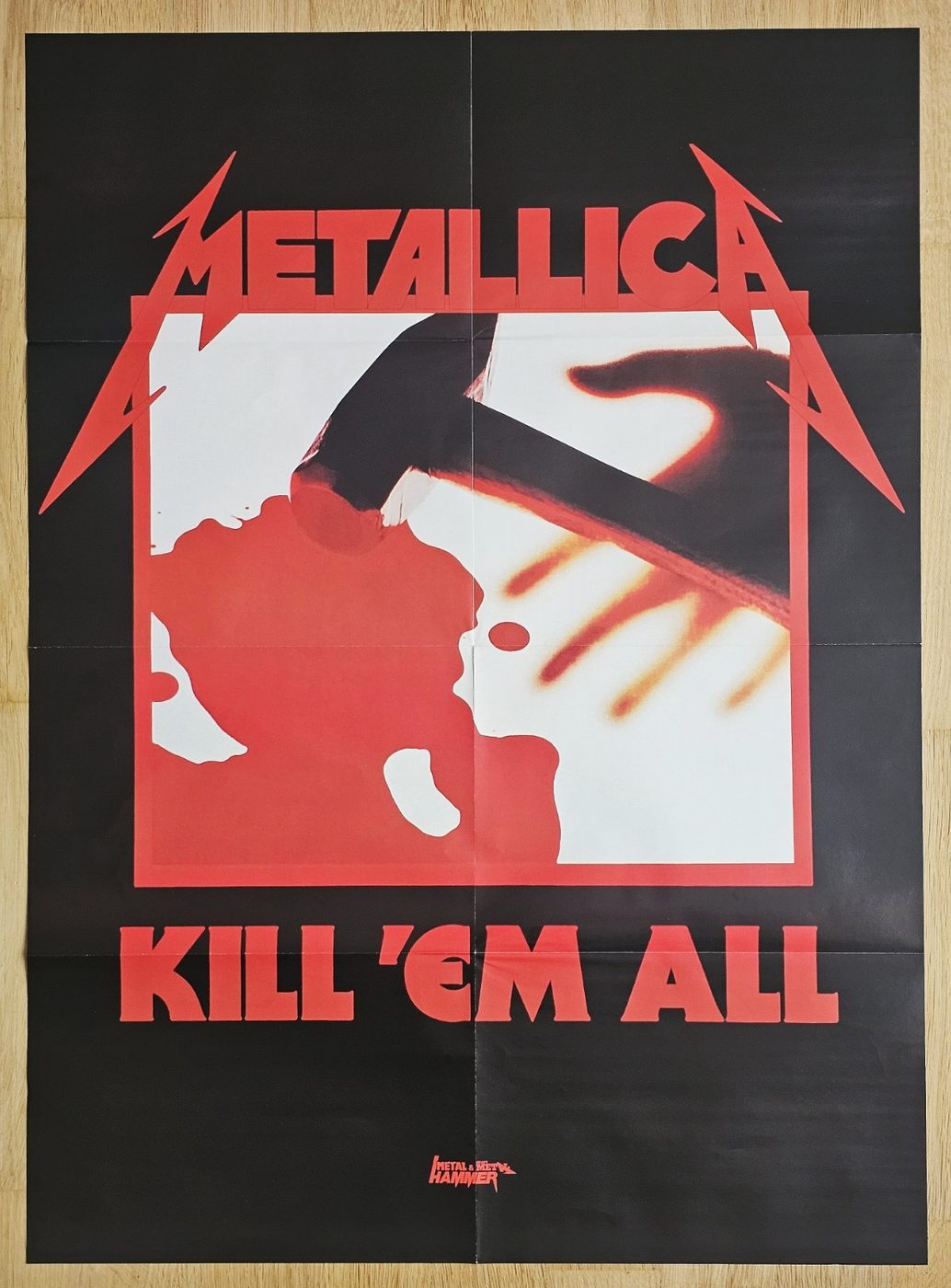 Metallica poster, 55 × 75 cm