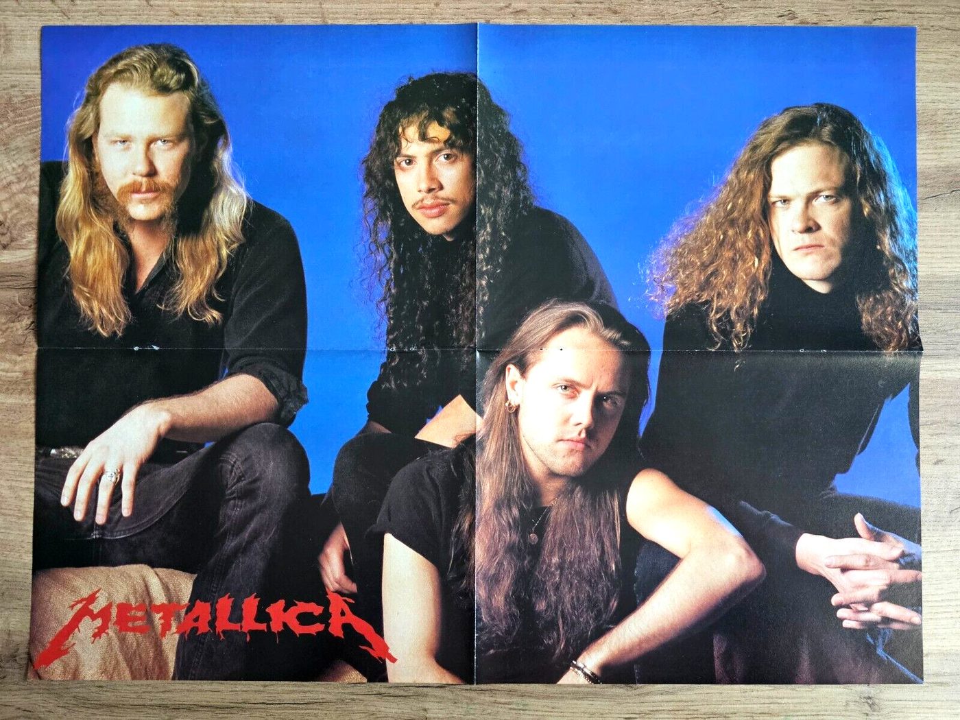 Metallica / Steve Vai poster, 55 × 40 cm