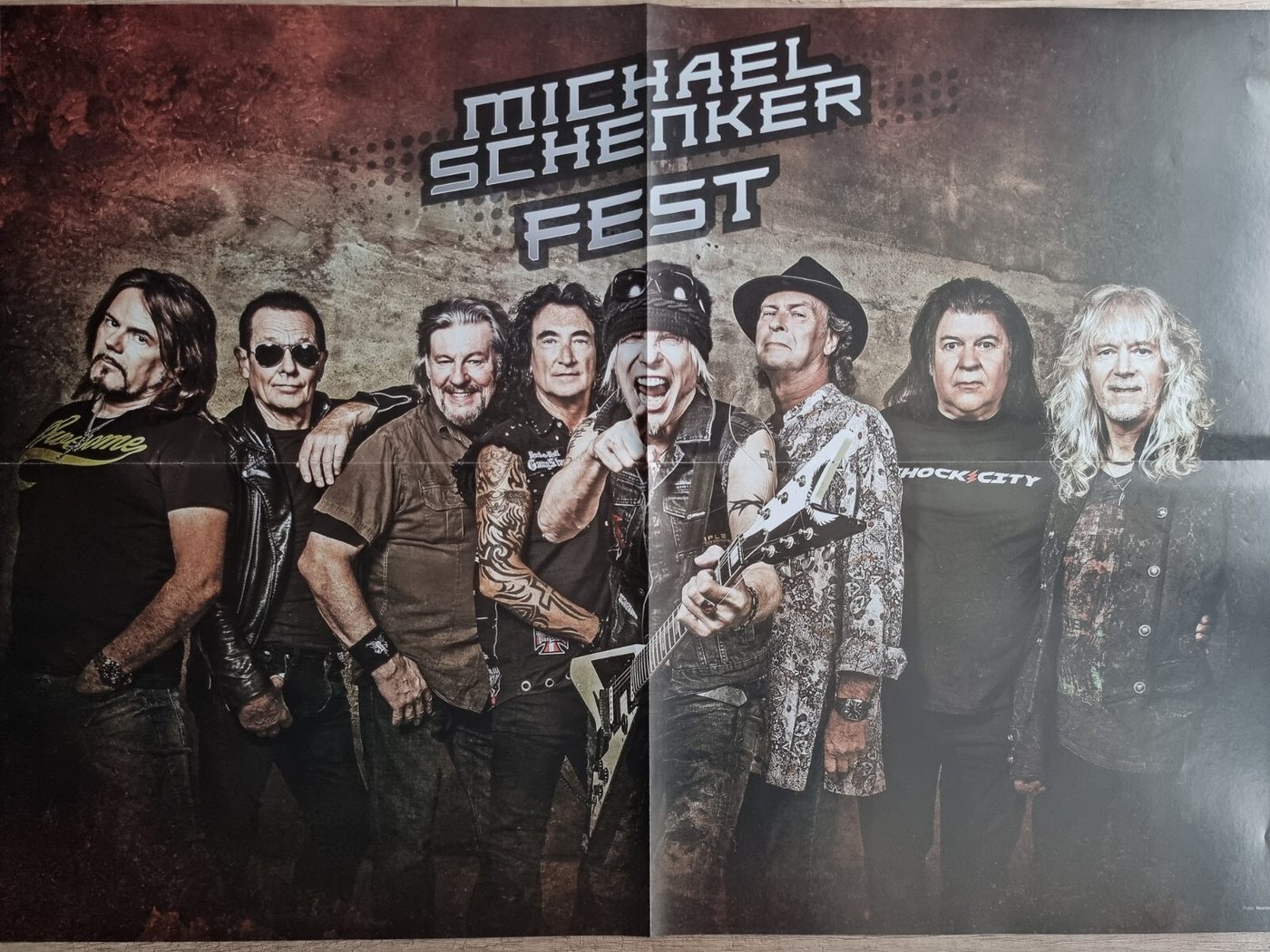 Michael Schenker poster, 55 × 40 cm